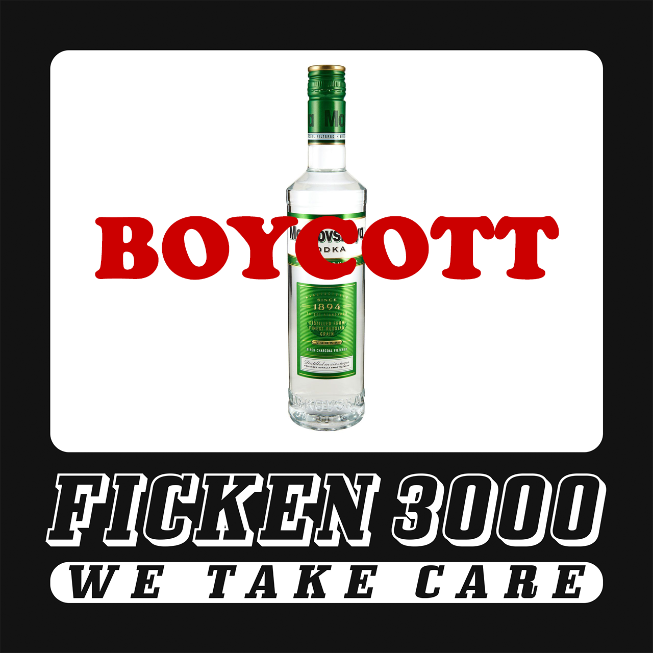 F3 Boycott Banner